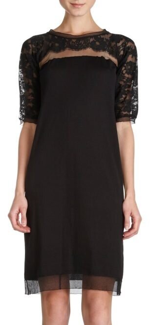 Lanvin Floral Lace Top Dress in Black — UFO No More
